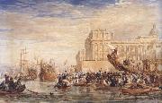 David Cox Embarkation of His Majesty George IV from Greenwich (mk47) oil painting picture wholesale